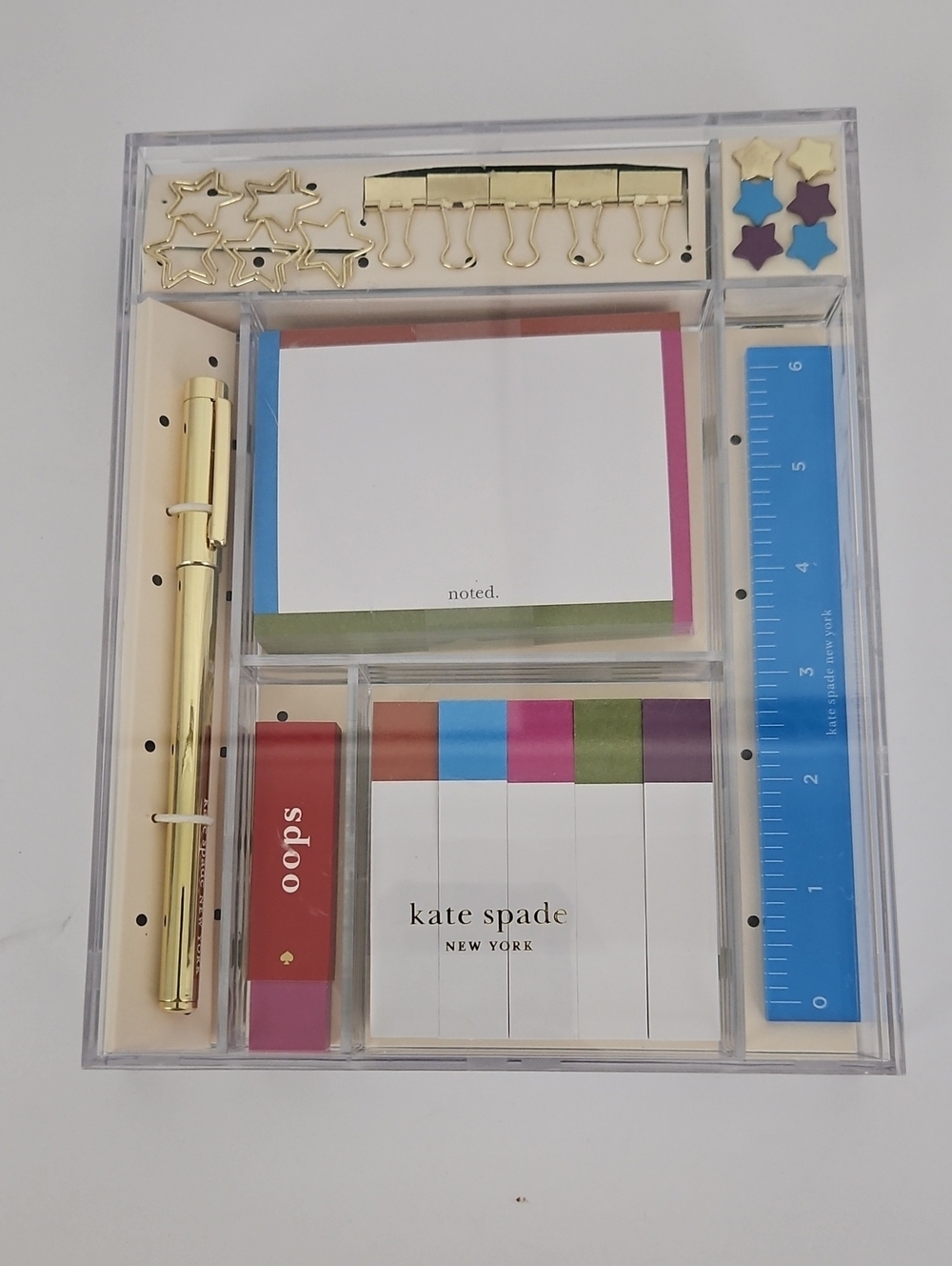 Kate Spade NY NWT Stationery Box